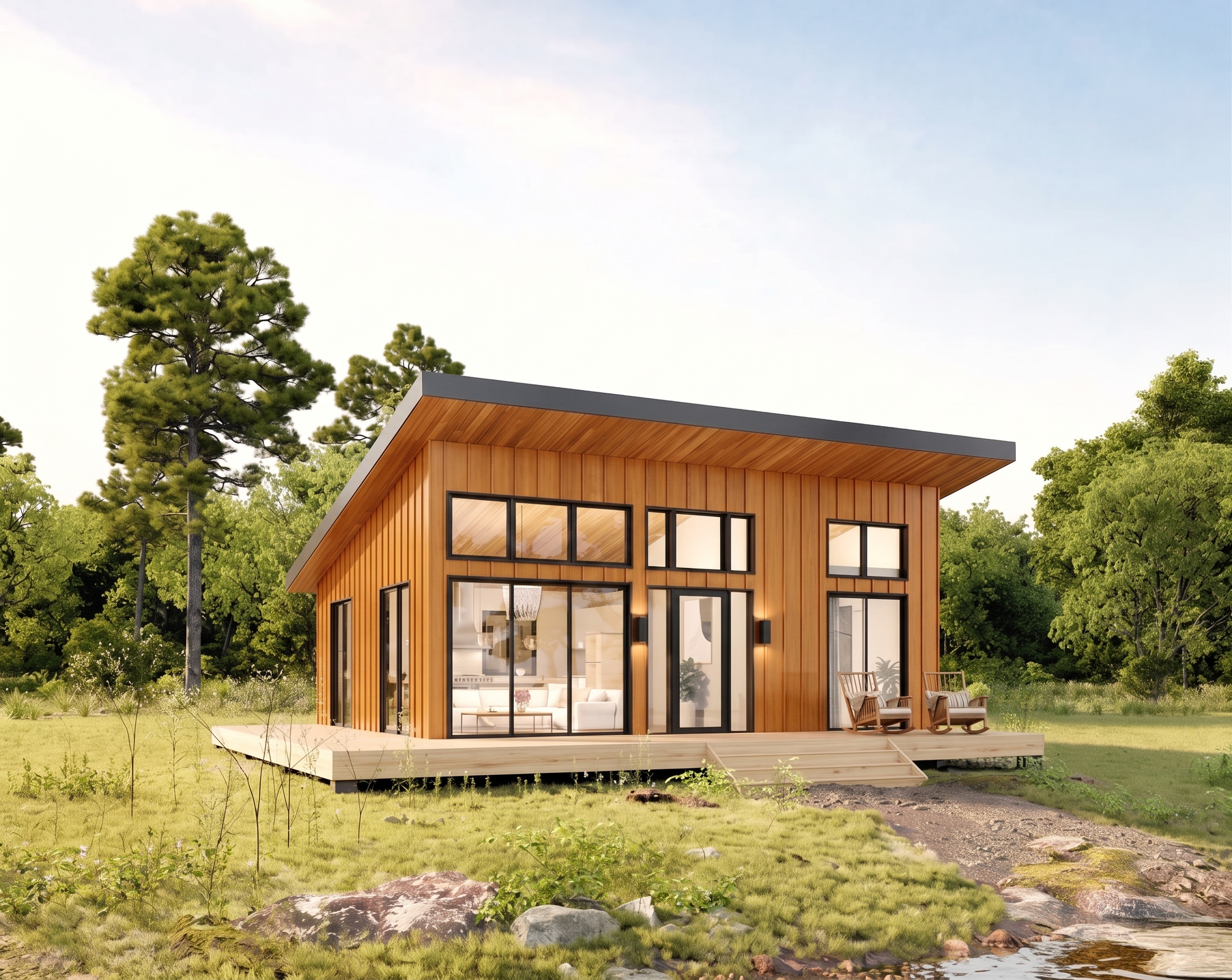 Apex 22x28 Lean Roof Cabin