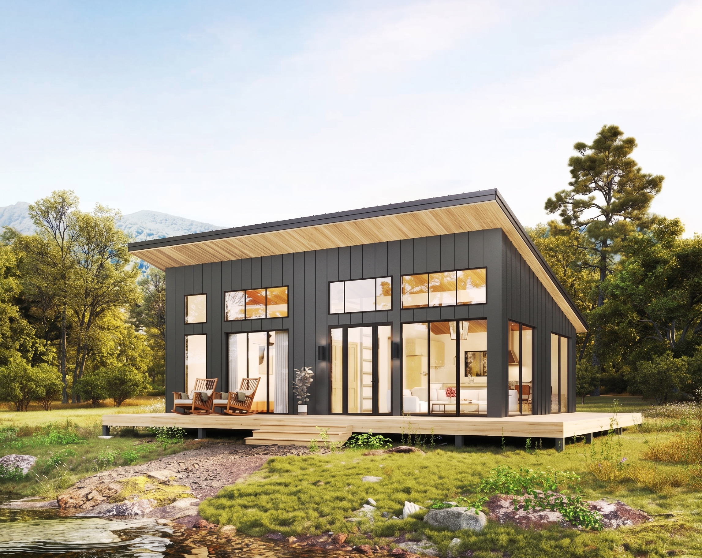 Apex 24x36 Lean Cottage