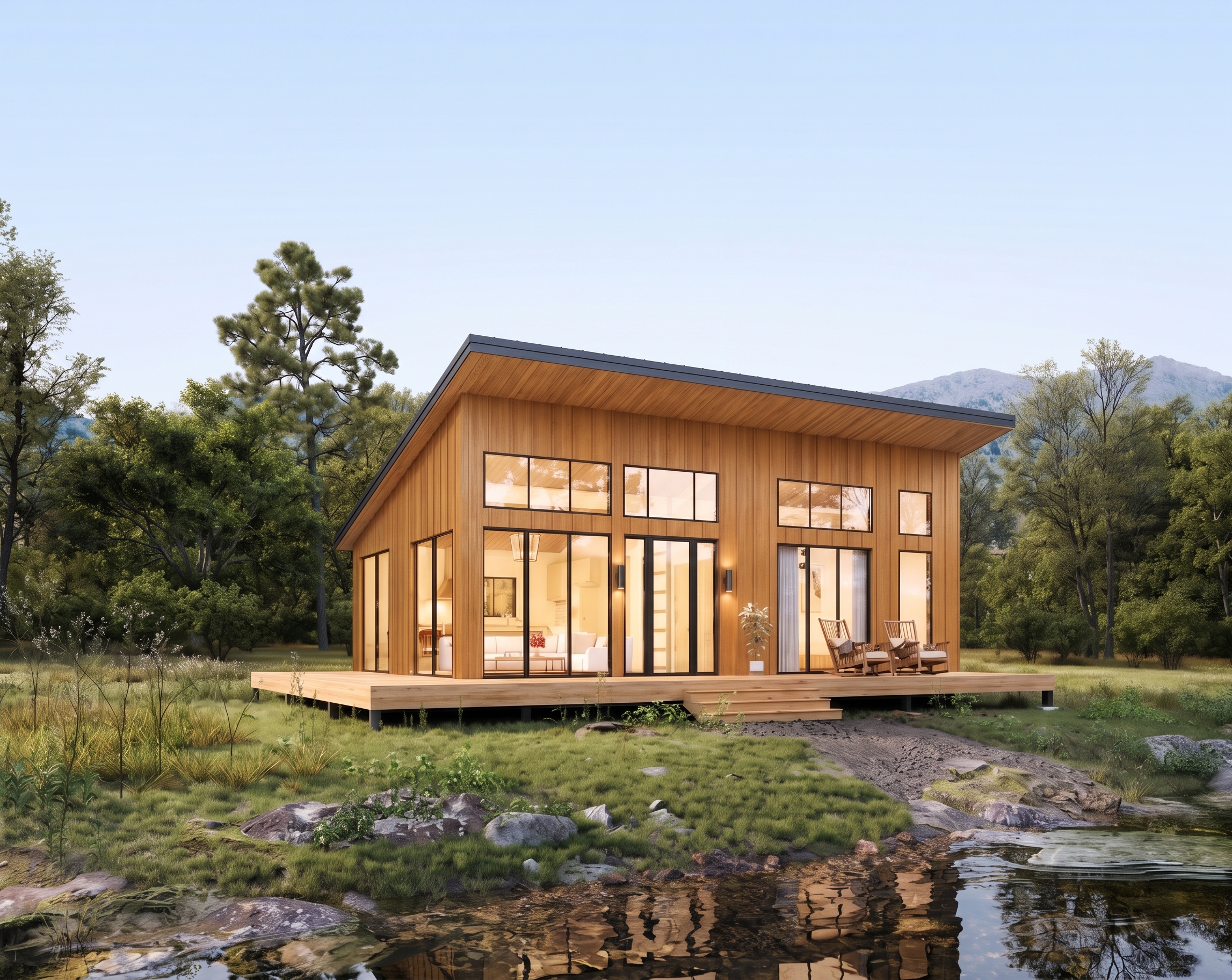 Apex 24x36 Mono Roof Cabin